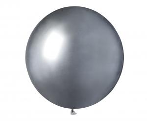 balony Gemar 19" shiny srebrne 25szt. GB150/89