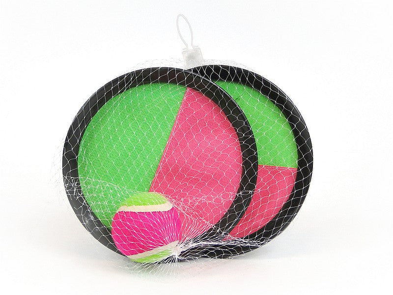 zestaw do gry 'catch ball' 19cm siatka