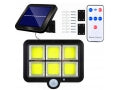 lampa solarna 120led czujnik ruchu zmierzch+pilot
