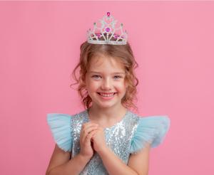 diadem księżniczki 10szt. kolorowe kamyki DIAD2-NP