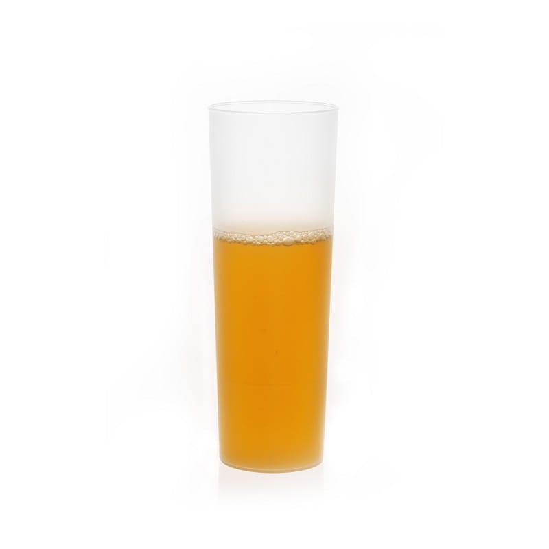 kubki plastikowe 330ml wysokie 6 sztuk