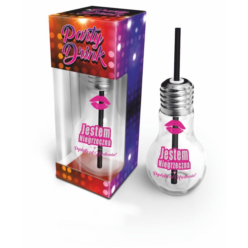 szklanka żarówka 400ml  mix