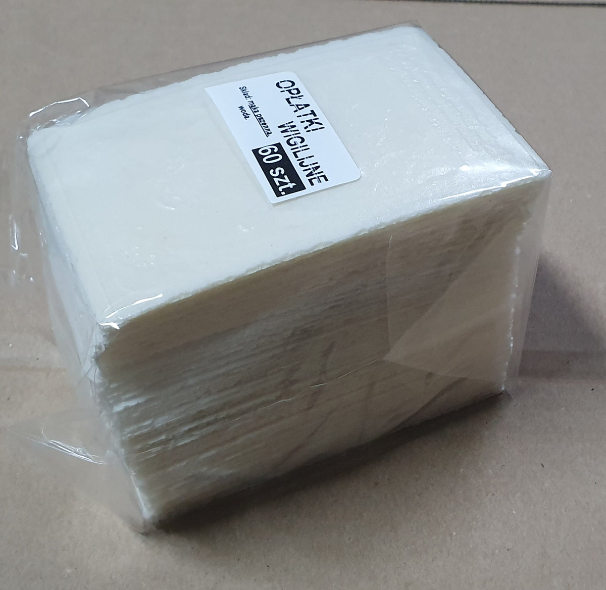 Opłatki Wigilijne 10 x 6 cm  - 60 szt