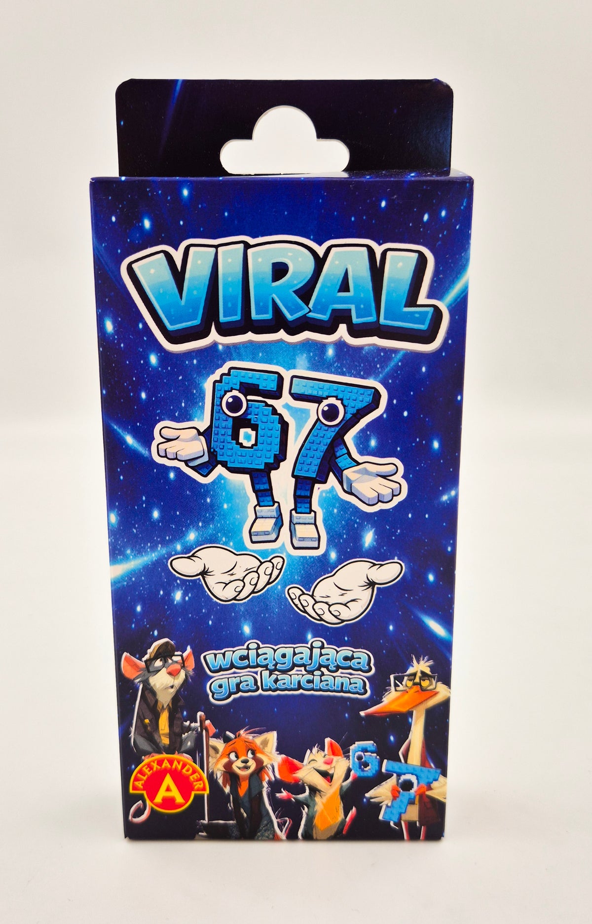 kieszonkowa rodzinna gra karciana Viral 67
