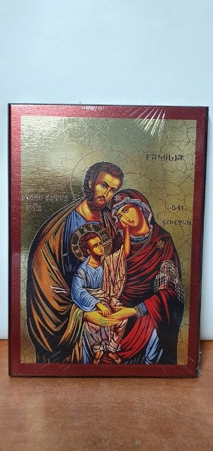 obraz ikona 12x18 cm ŚWIĘTA RODZINA