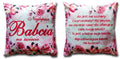 poduszka "S" 35x35 piwonie Babcia | 40