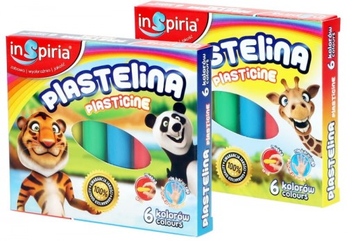 plastelina 6 kolorów 3798 INSPIRIA