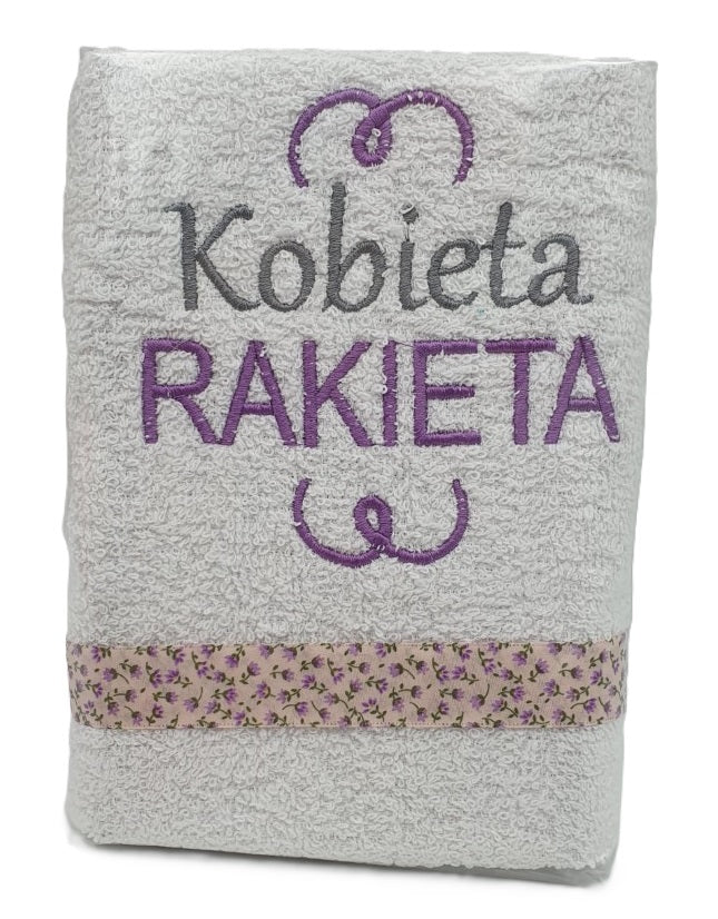 ręcznik KOBIETA RAKIETA