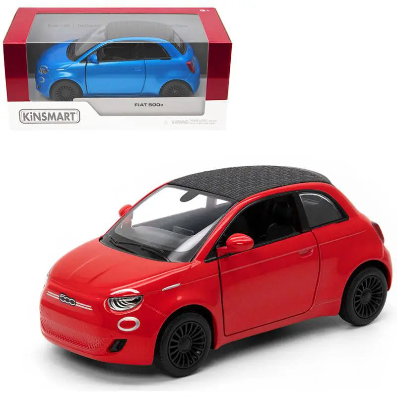 auto metalowe KINSMART FIAT 500E 1:28