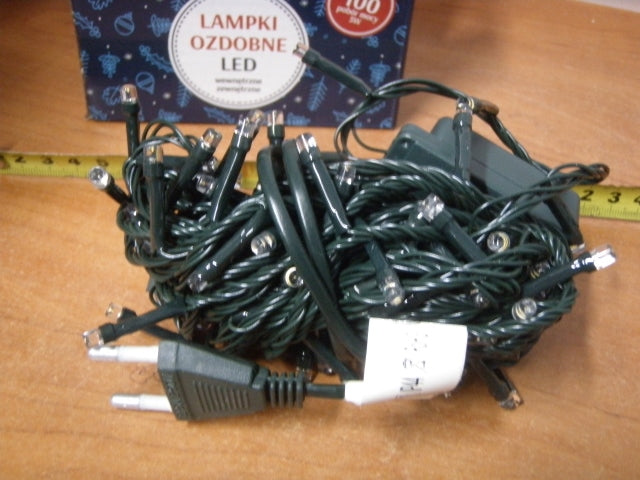 lampki choinkowe 100led BIAŁE CIEPŁE | 5490