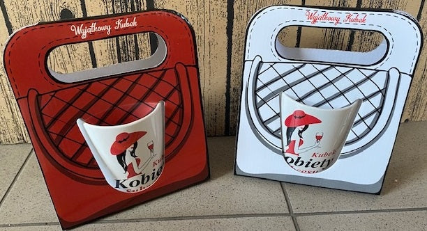 kubek kobieta sukcesu