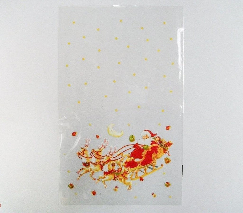 opakowanie ozdobne 25x40cm 50szt. gwiazdki |  WOR-0004cz