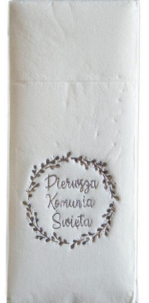 serwetka 20szt. Komunia 32 x 38cm  Kie-KWianekSR