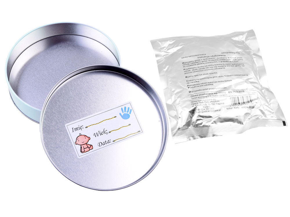 odcisk bobasa rączki pamiątka + glinka | ZA4025 NI