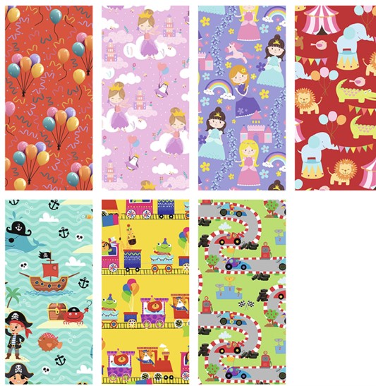 papier 2m x 70cm  Top Kids SET 86