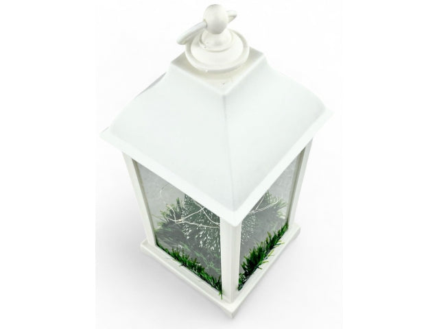 lampion dekoracyjny LED z choinką 7426