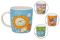 kubek ceramiczny w ozdobnym kartoniku 320 ml zwierzaki