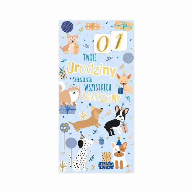 DL Urodziny z wymienną cyfrą – 50