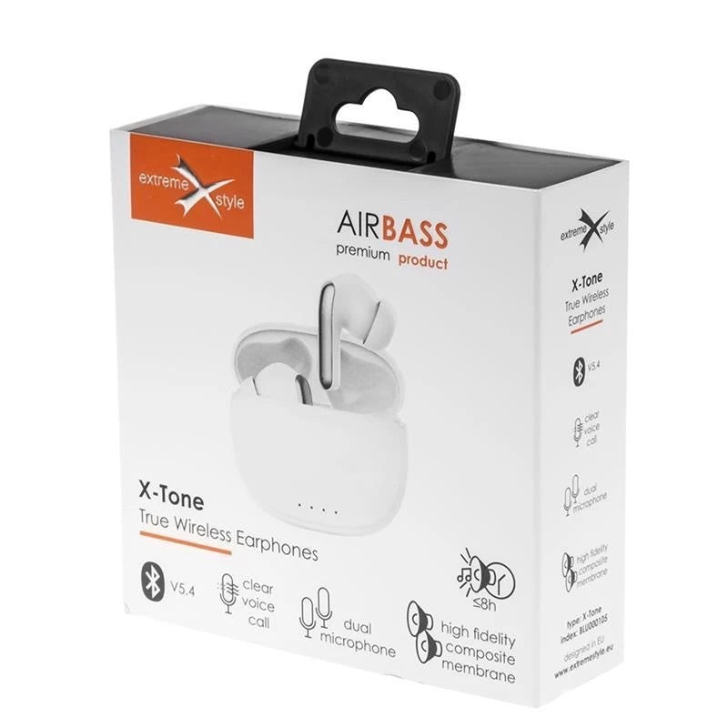 słuchawki eXtremestyle Bluetooth stereo X-Tone X Tone białe