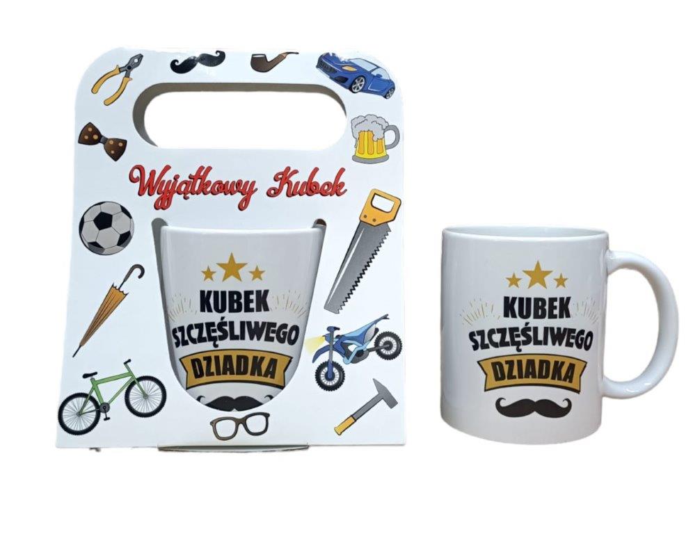 kubek w torebce SZCZĘŚLIWEGO DZIADKA