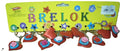 brelok 12szt.  serce z różyczką | KB510