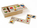 domino drewniane zwierzaki