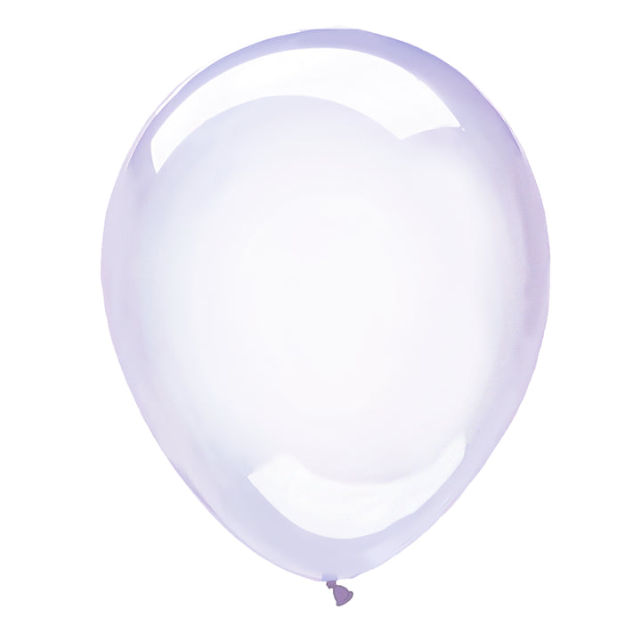 balon fioletowy transparentny 10cali 12szt 400368