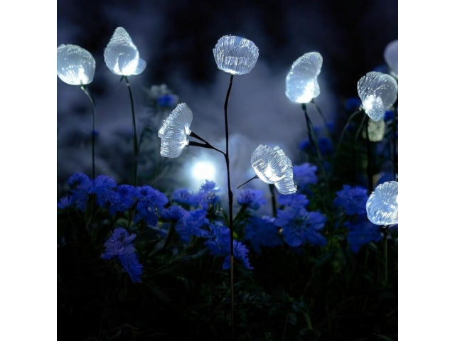lampa 2szt  solarna ogrodowa meduza LED 87cm   soly8007cw