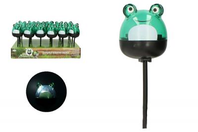 lampa solarna żaba 5,5 x 5,5 x 16cm