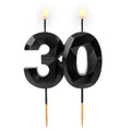 świeczka cyferka "30" Diament czarna 64-61
