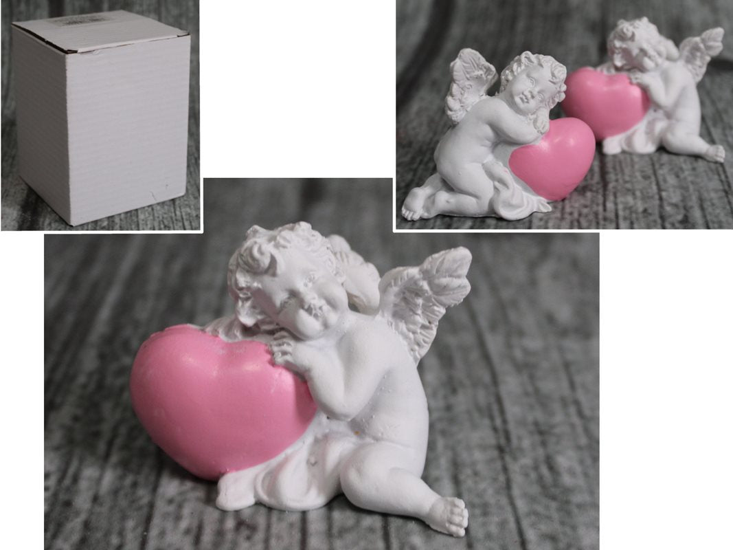 aniołek na sercu 5X6cm ANA-17103