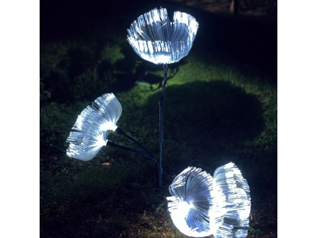 lampa 2szt  solarna ogrodowa meduza LED 87cm   soly8007cw
