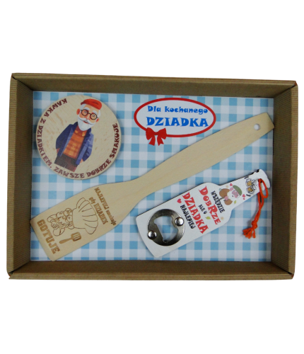 zestaw upominkowy w pudełku dla Dziadka 28 x 20 cm.