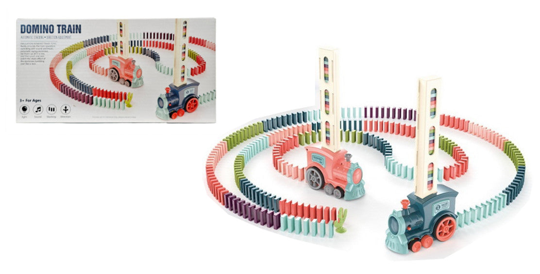 domino z kolejką układającą domino G8990
