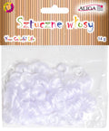 sztuczne włosy białe 14g   |  WLO-7707