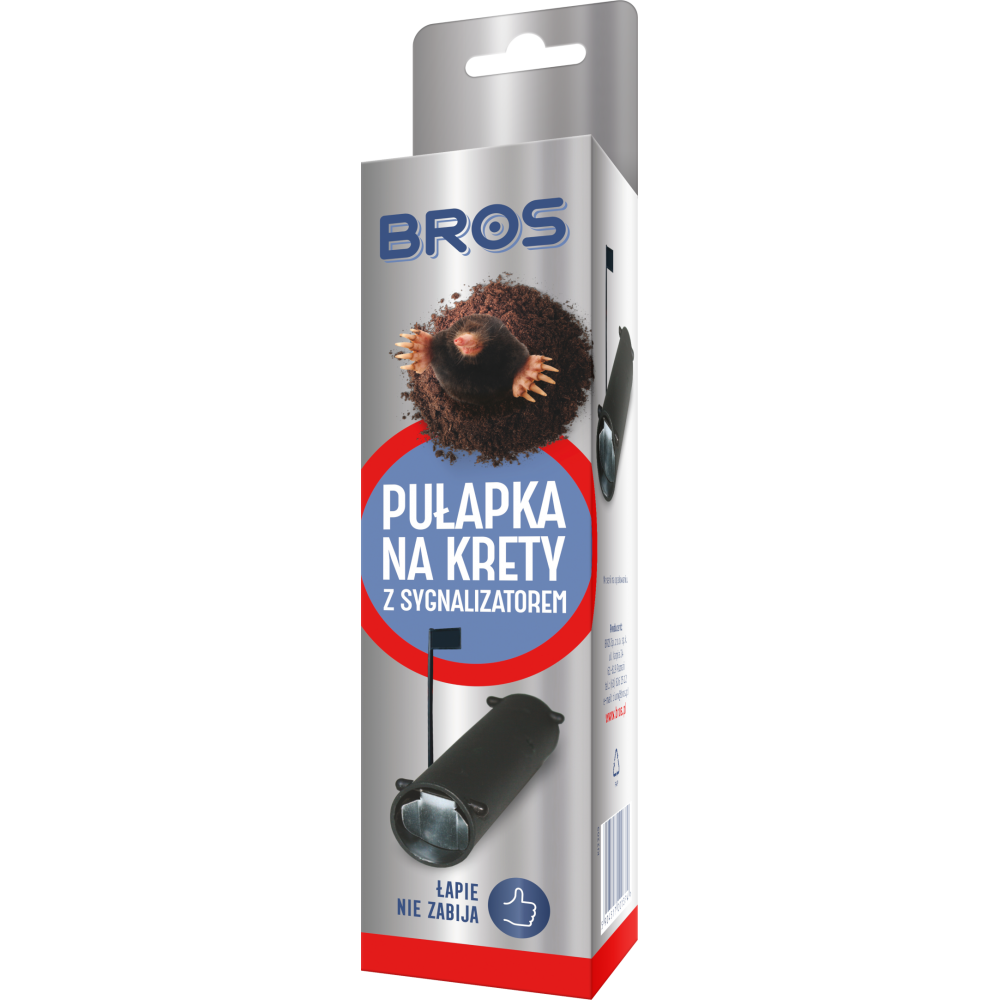 pułapka na krety z sygnalizatorem BROS