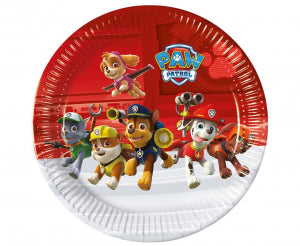 talerzyki pap. Paw Patrol - Ready for Action 23 cm 8 szt. (plastic-free) sym. 93435