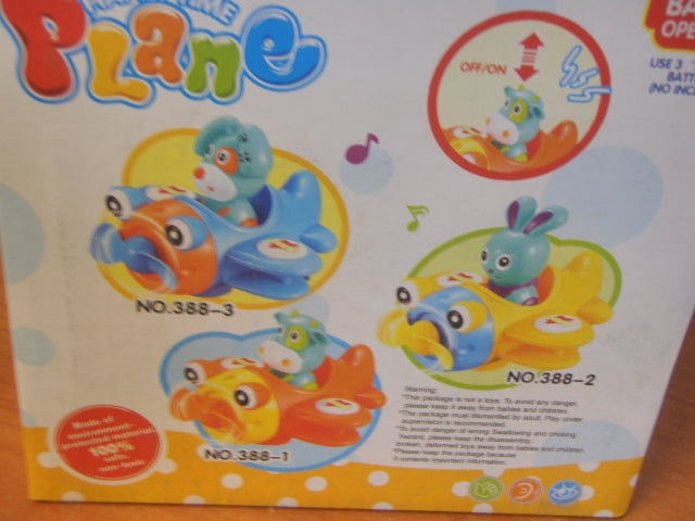 zajączek w samolocie na baterie | 005738
