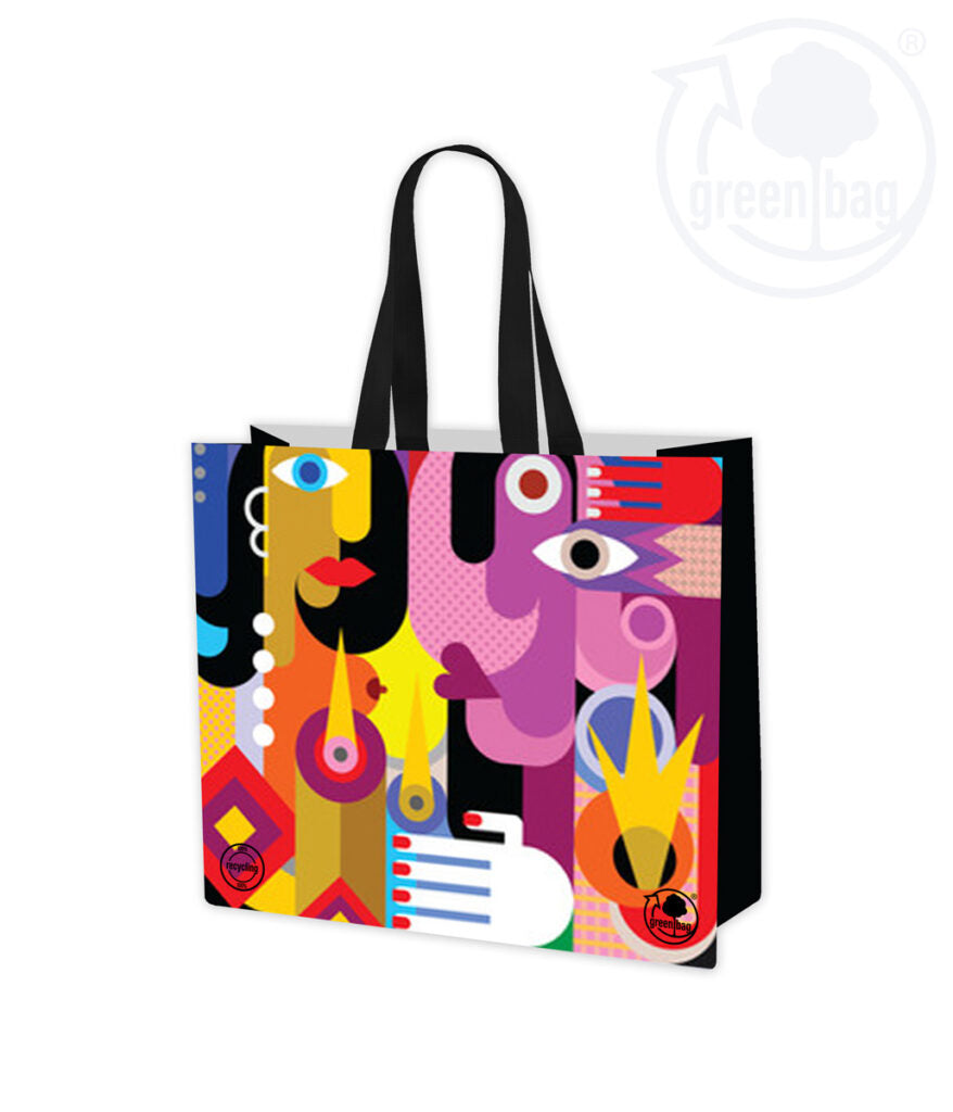 torba na zakupy laminowana GAUDI duża 40x35x18cm