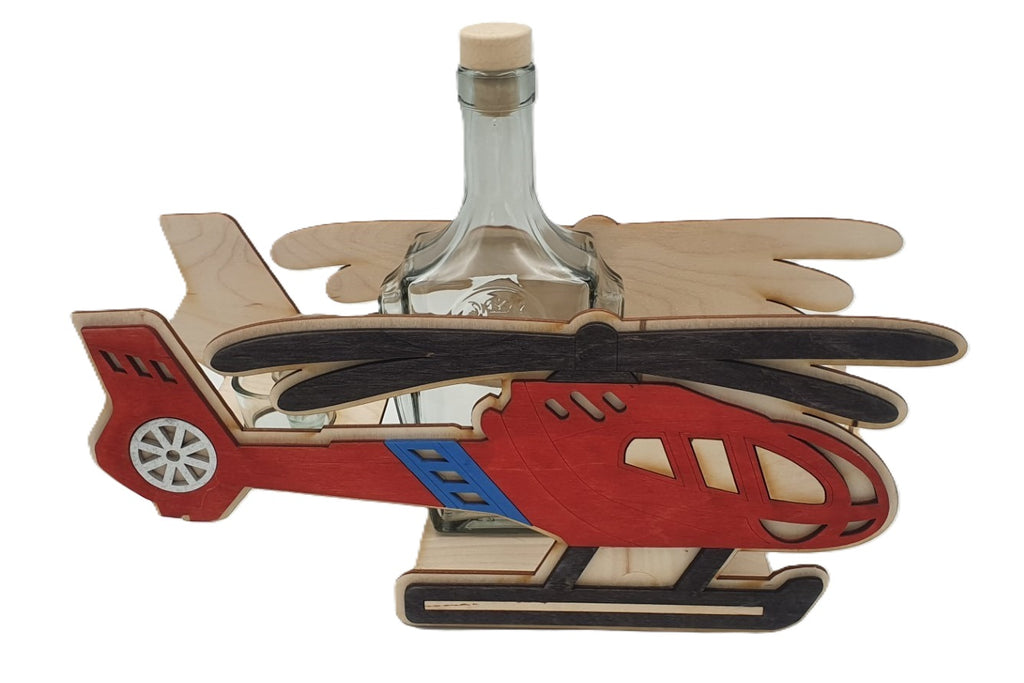 karafka HELIKOPTER + 6 kieliszków