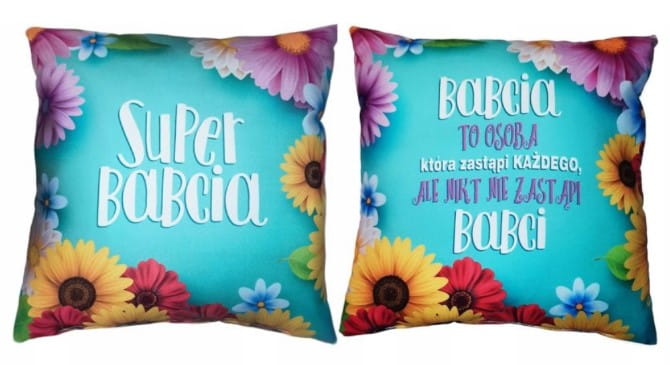 poduszka 35x35 Super Babcia | S177