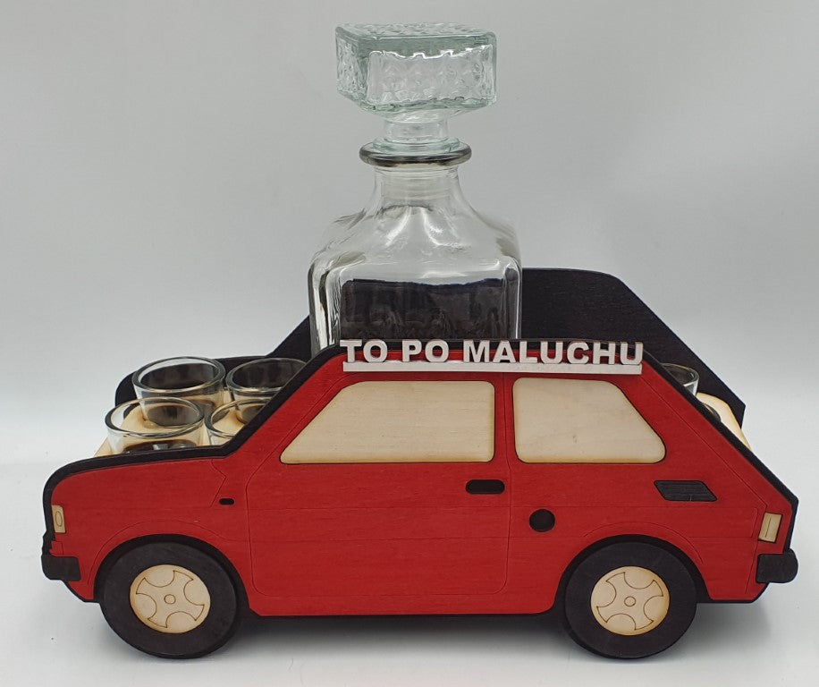 karafka + 6 kieliszków MALUCH