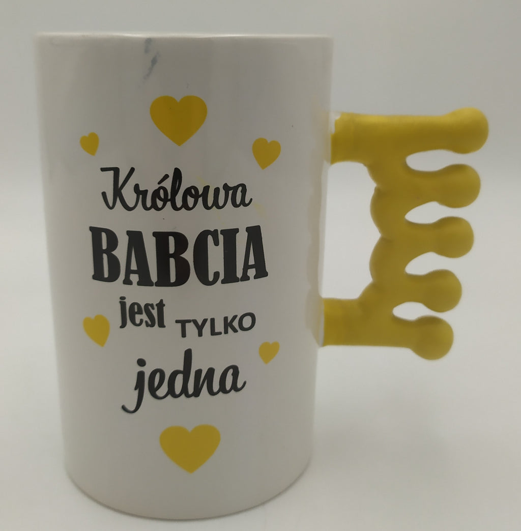Kubek motyw królowa Babcia 400ml