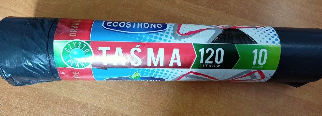 worki na śmieci z taśmą ściągającą 120l 10szt.