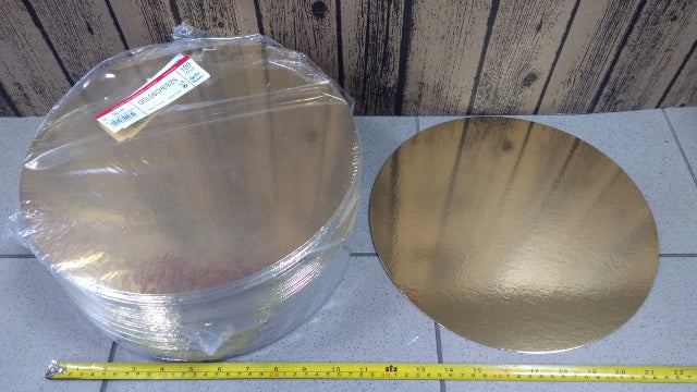 podkład złoty 100szt. okrągły 30cm  | 92-88