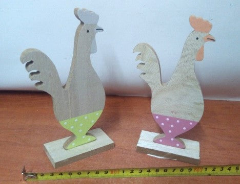 kogut drewno 18cm  | 445438