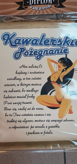 dyplom KAWALERSKI