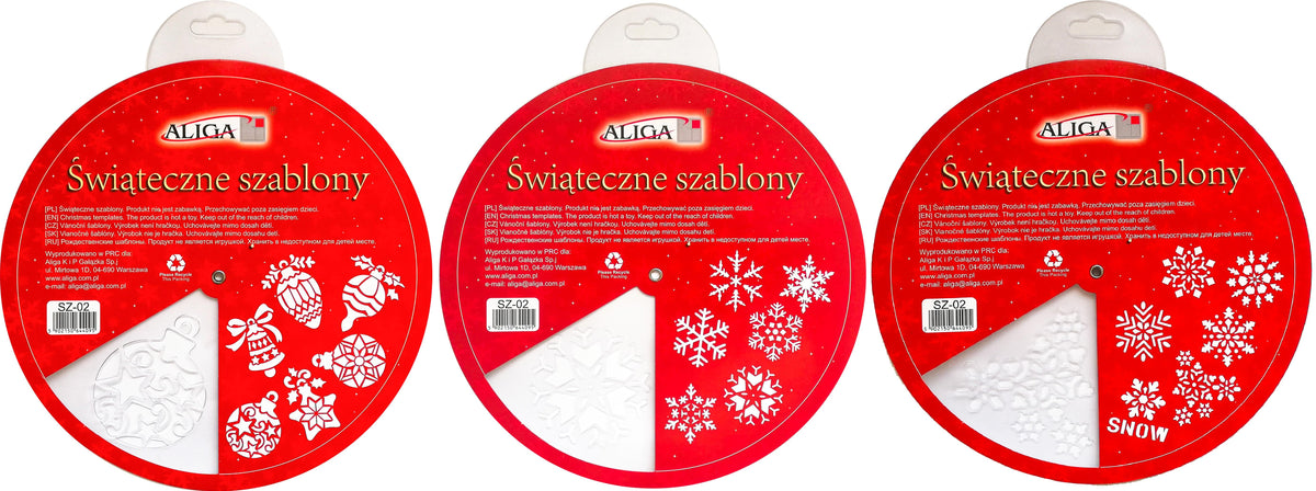szablony świąteczne do dekoracji okien BOŻE NARODZENIE | SZ-02