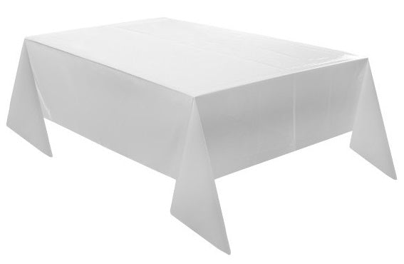 obrus foliowy 120 x 180 cm biały 19-25