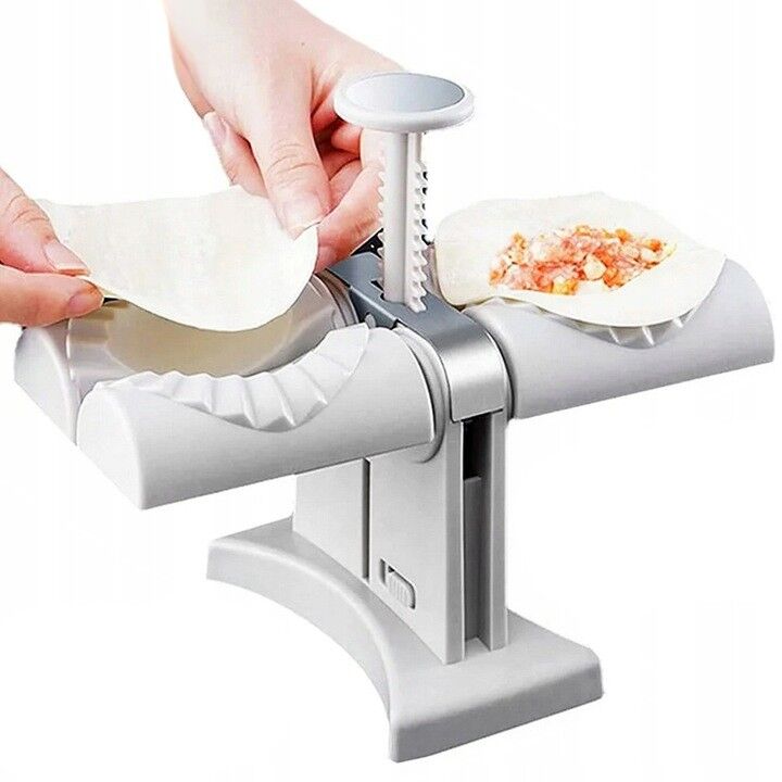 maszynka do pierogów ręczna pierogarka forma pierogi lepienie podwójna  PID1574